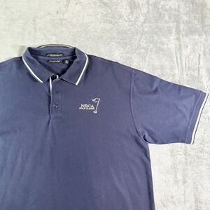 Dunbrooke Navy Blue NRCA Golf Classic Polo Shirt Moisture Management 2XL